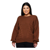 Blusa De Frio Feminina Tricot Grossa Inverno Trança Tr1854