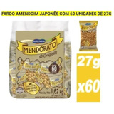 Fardo Mendorato Amendoim Japonês C/60 Unids De 27g - 1,62 Kg