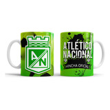 Mug Taza Pocillo Sublimado Equipo De Fútbol Atlético Naciona