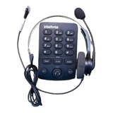 Fone De Cabeça Headset Intelbras Hsb 40 Para Telemarketing