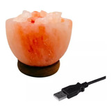 Lámpara Bowl Usb Led Sal Del Himalaya