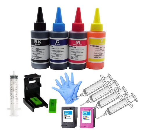 Kit Para Recargar Cartuchos Hp |  Tintas | Snap | Jeringas