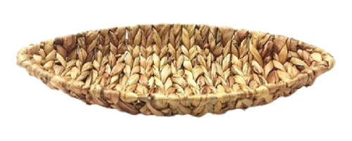 Cesta Oval Seagrass Fibra Natural Fruteira Rustica 42 Cm