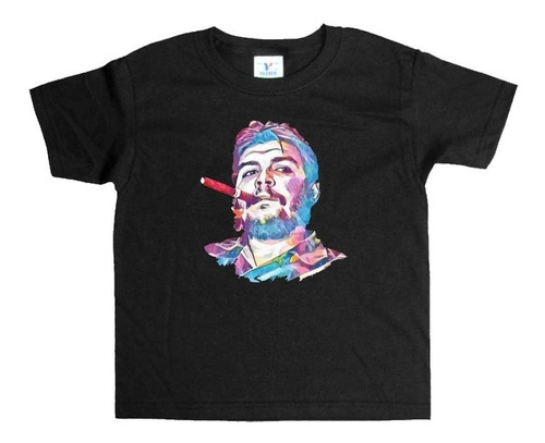 Remera Negra Che Guevara Art#22