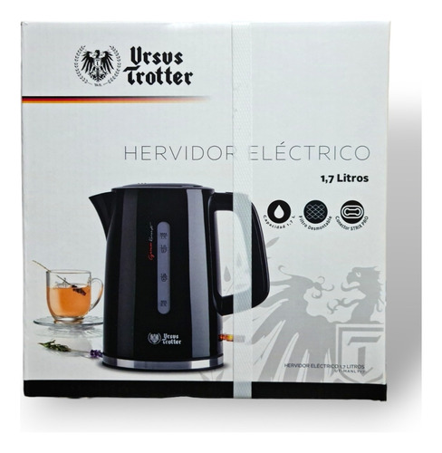 Hervidor Ursus Trotter 1.7l Filtro Desmontable Luz Indicador