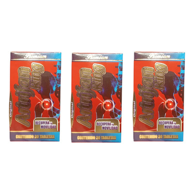 3 Caja Artri Fan King  100 Original | Envío gratis