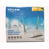 Modem Roteador Com Wi-fi Tp-link Td-w8961n Branco - Não Usei
