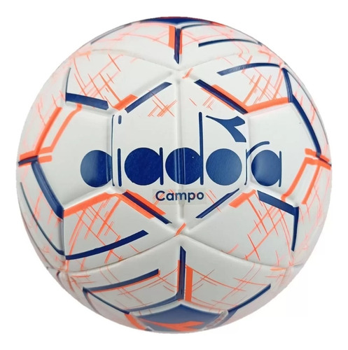 Bola Futebol De Campo Recreativa Pvc Coloring Park Diadora Cor Branco/azul/laranja