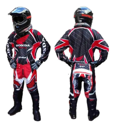 Conjunto Motocross Mx Honda Hrc Rpm925