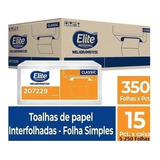 Papel Interfolhado Classic F. Simples 15x350 = 5.250 Elite