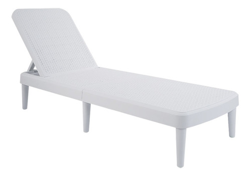 Camastro Plegable Tipo Rattan, Protección Uv, Ajustable