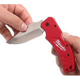 Cuchillo De Bolsillo Lockback 48-22-1940 Color Rojo