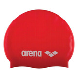 Gorra Natacion Adulto Arena Classics Silicona - Full Salas Color Rojo Tamaño Unico