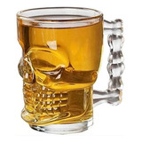 Vaso De Calavera Setx6 Unds En Vidrio De Lujo Para Whisky