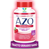 Azo Arándano Tracto Urinario Probióticos + Vitamina C 100 Ct Sabor Sin Sabor