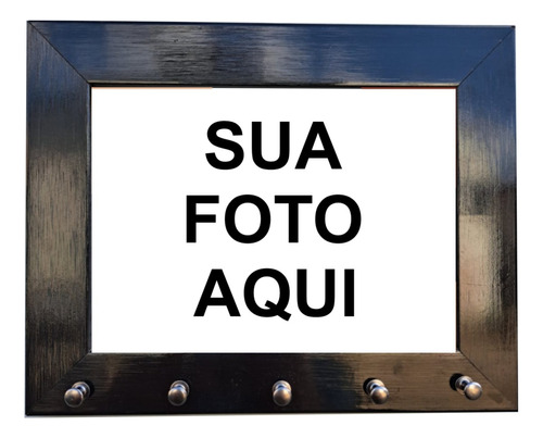 Porta Chaves Decorativo Personalizado Com Foto Ou Arte Frase