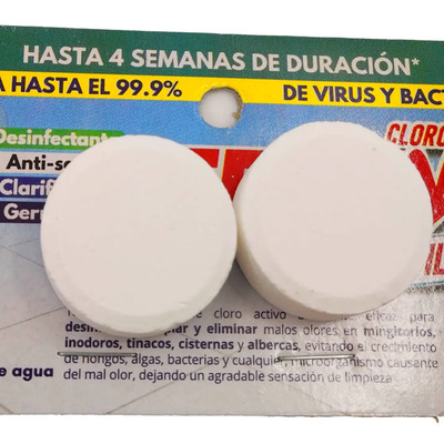 Pastilla Clorada 40 Pzas Para Baños Piscinas | Meses sin interés
