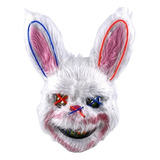 Osm Máscara De Led Rabbit, Antifaz Conejo Azul Y Naranja