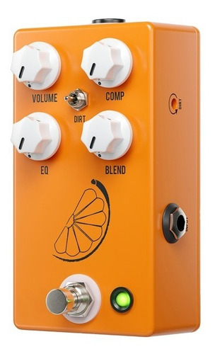 Pedal Jhs Pulp N Peel V4 Compressor Preamp Di Box (novo/nf) Cor Laranja