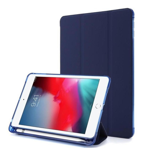 Funda Inteligente Azul Compatible Con iPad Mini 4 / Mini 5 