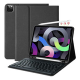 Funda Soporte Teclado Negro Portalapiz Para iPad 10.9  