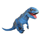 Disfraz De Dinosaurio Tiranosaurio Inflable For Niños Azul