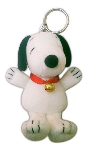Snoopy Clasico Llavero De Peluche 10 Cm 