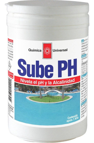 Sube Ph Para Piscinas 1 Kg Quimica Universal