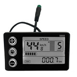 Panel Control Velocímetro Bicicleta Eléctrica S866 Lcd 24v 3