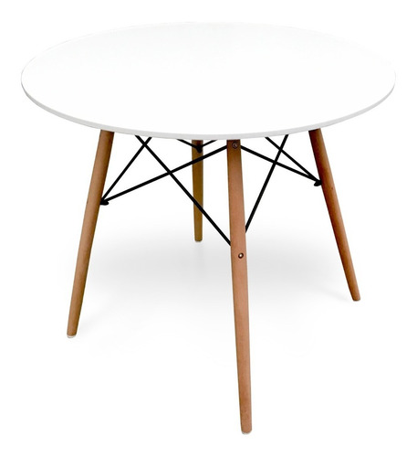 Mesa Eames Para Comedor Moderno Minimalista Vintage Redondo