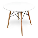 Mesa Eames Para Comedor Moderno Minimalista Vintage Redondo