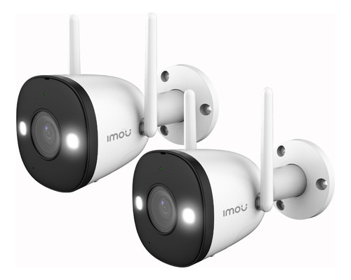 Kitx2 Cámara De Seguridad Wifi Imou Ip Exterior Bullet