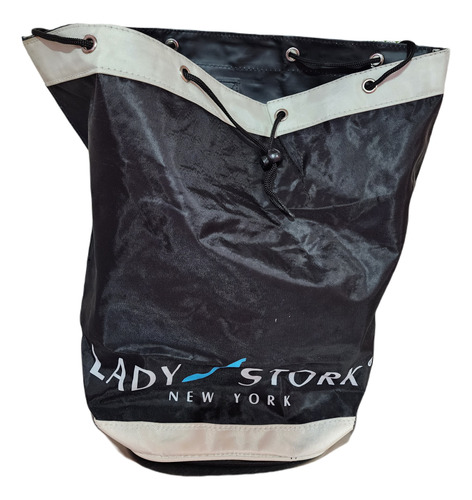 Mochila Playero Lona Gruesa Impermeable Lady Stork