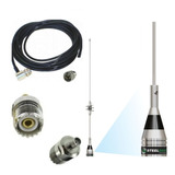 Kt Adptador Baofend Antena Dual B Vhf 1/4uhf 5/8 Cabo Ap0188