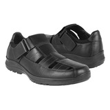 Huaraches Caballero Stylo 10102 Piel Negro