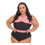 Maio Plus Size Elásticos Com Bojo Verão Praia Férias Luxo