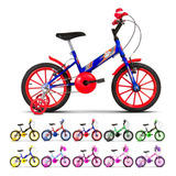 Bicicleta Bike Infantil Roda Aro 16 Criancas Rodinhas Apoio