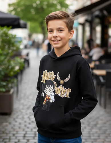 Sudadera Niño Harry Potter Magica Hoodie Unisex Generico
