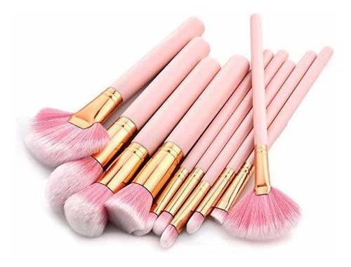 Brochas De Maquillaje - Jam Lee Makeup Brushes Set 10 Pcs Pi