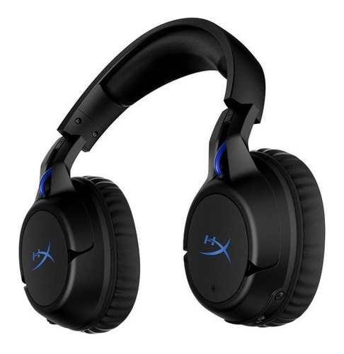 Auricular Hyperx Cloud Flight Wireless Ps4/ps5 Color Negro Color De La Luz Azul