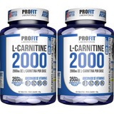 2x Termogênico L-carnitina Pote 120 Tabletes (240t) - Profit