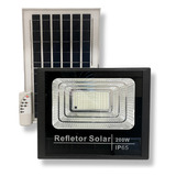 Refletor Solar 200w Luz De Led Holofote 6000k  + Controle