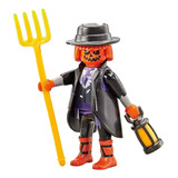 Playmobil 9897 Hombre Calabaza De Halloween Edicion Especial