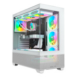 Gabinete Galax Saturno White M-atx Frontal Vidro Sem Fan