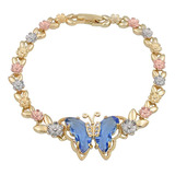 Pulsera Para Mujer Giffor Cadenas De Mariposas Rellenas De O