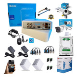 Kit Hikvision Hilook Dvr 1080 4 Ch + 2 Cámaras+ Disco Duro