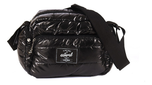 Bandolera Cartera Morral Bolso Metalizada Puffer