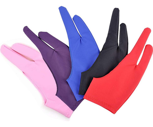 Guantes Para Dibujo Unitalla De Dos Dedos Para Pintura 