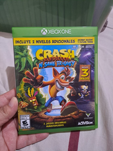 Videojuego Crash Bandicoot N Sane Trilogy Xbox One
