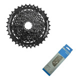 Cassete Shimano Hg31 Altus 11-34 8v + Corrente Shimano Hg40